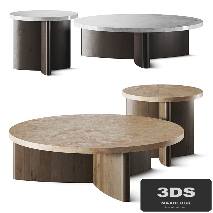 Four Hands Toli Travertine Coffee Table