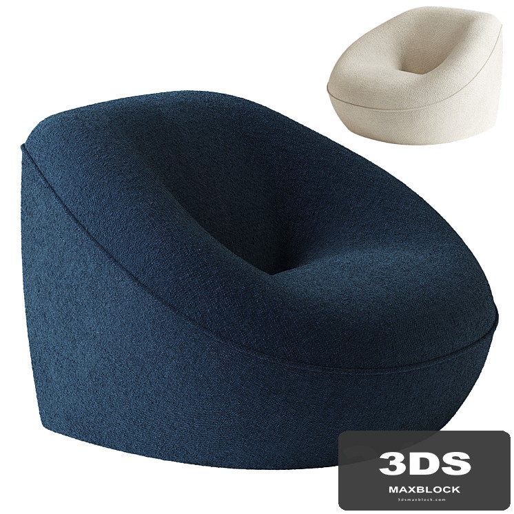 Tortello armchair by B&B Italia