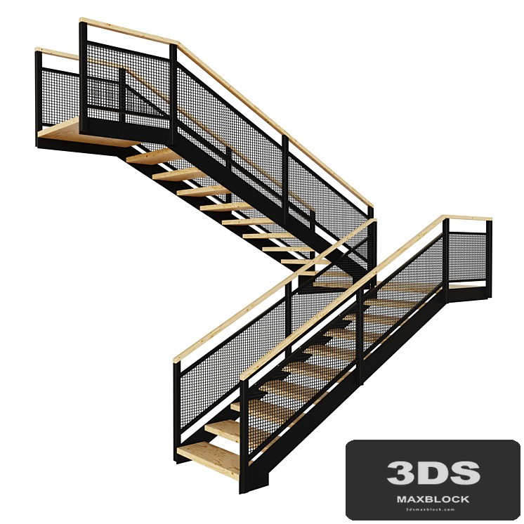 Stairway in Loft Style 01