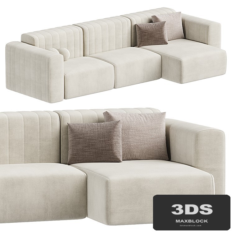 RIFF Sofa with chaise longue By NORR11
