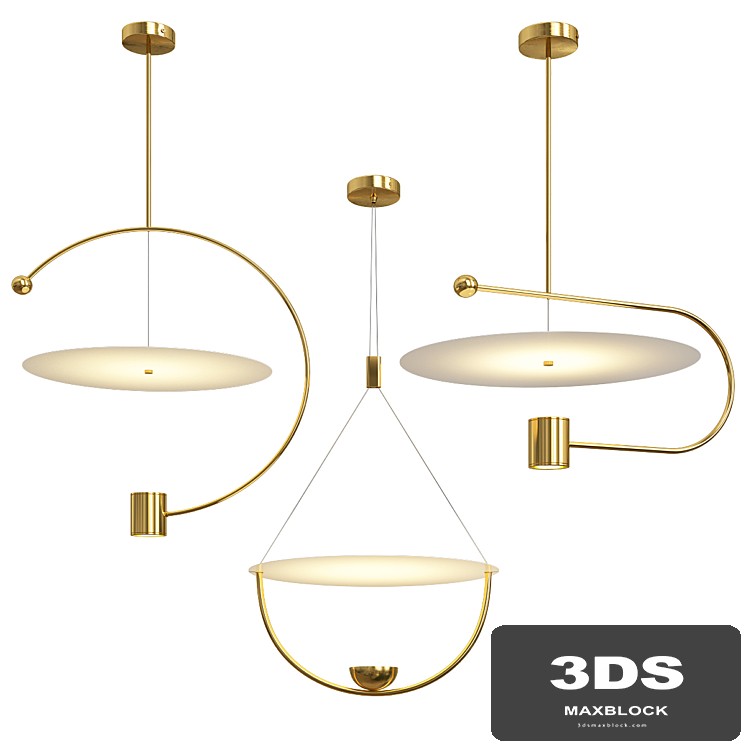 Float Geometric Led Chandelier