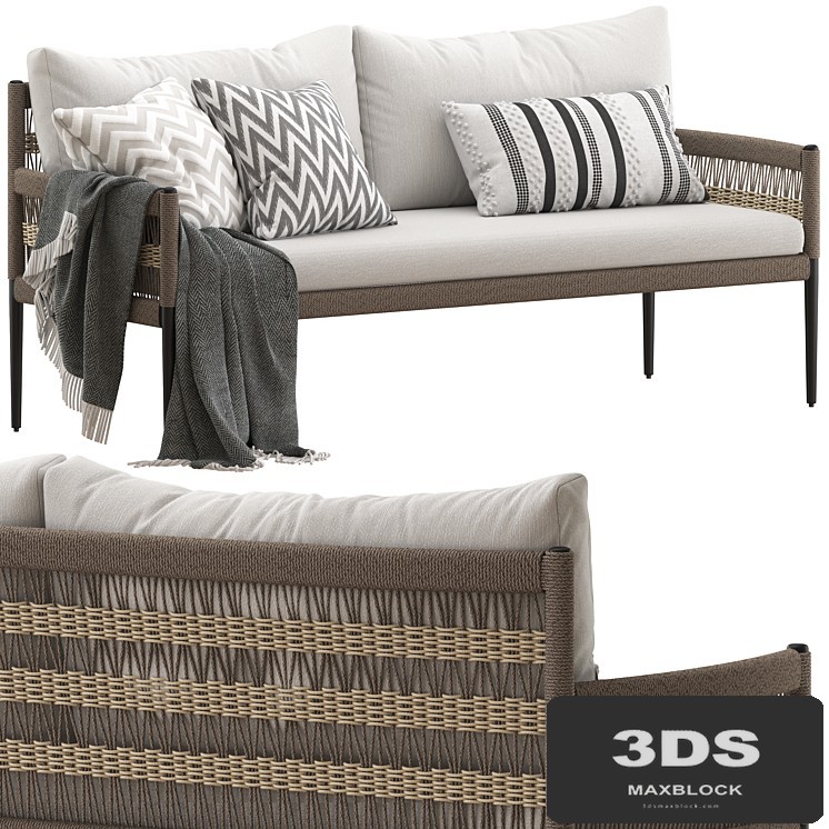 Coco Republic Ellisse Outdoor Sofa