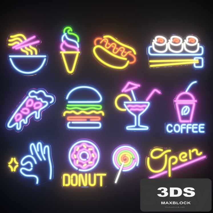 Neon Sign - Food