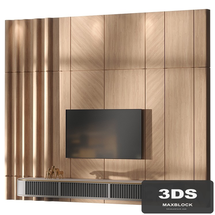 TV set wall 05