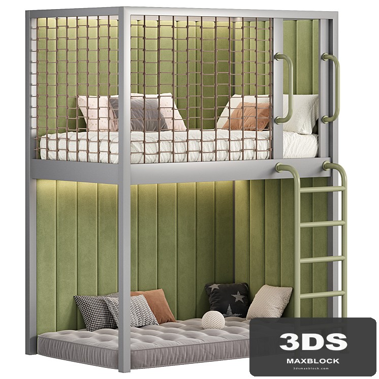Designer two-level bed Kids room 23