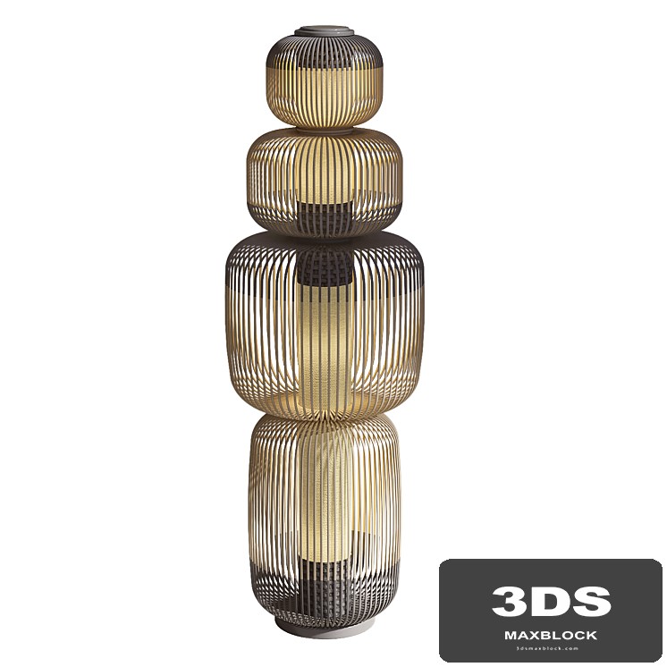 Lampadaire bamboo light 4