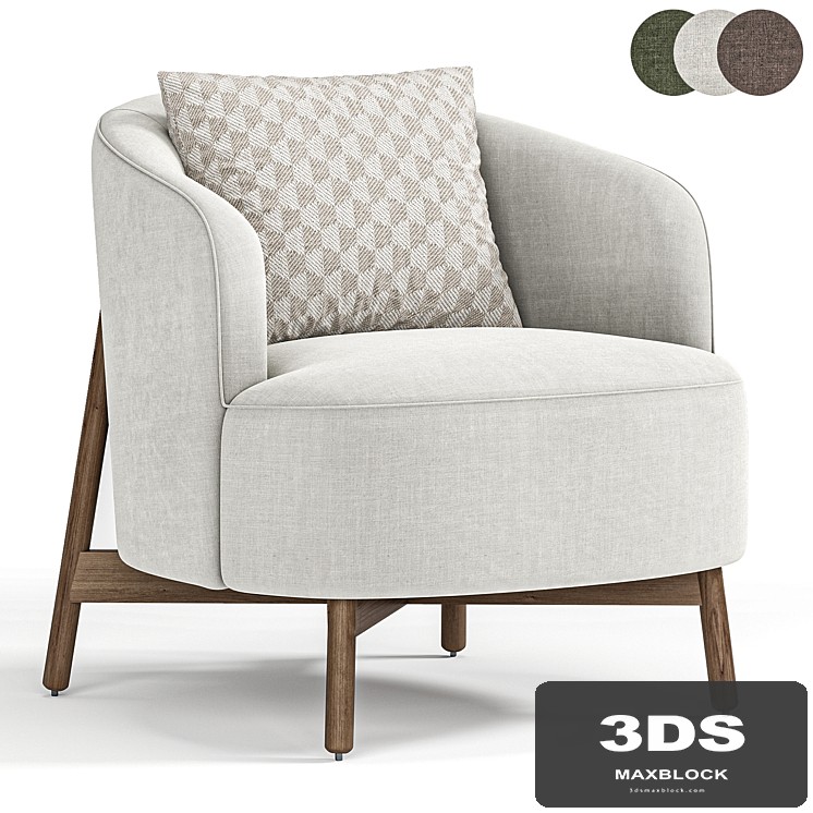 Copine Wood Armchair Porada By Format