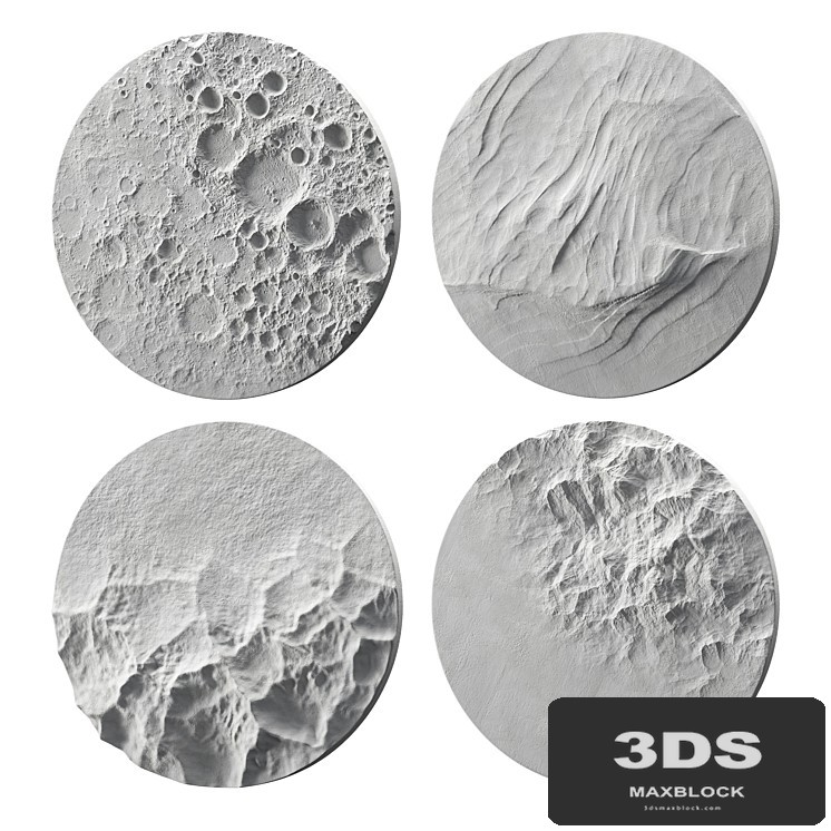 Round relief panel set