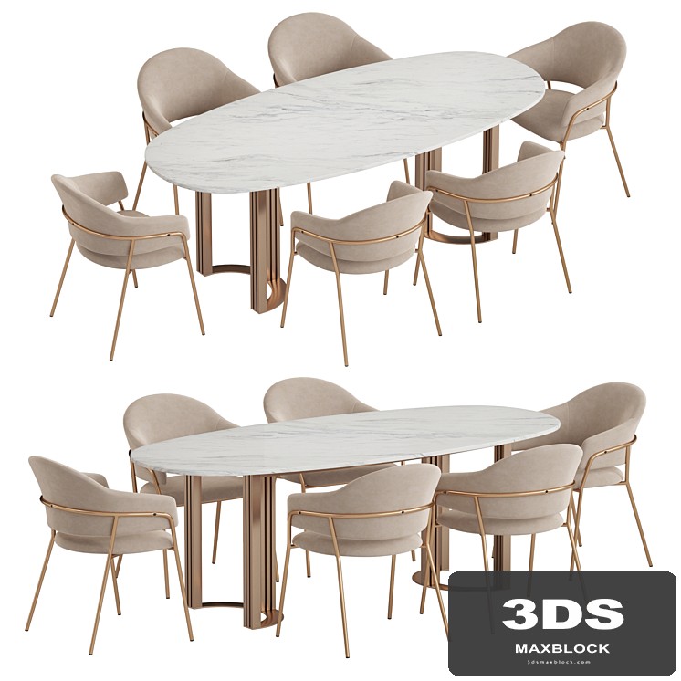 Hudkoff Lord table Gloria chair