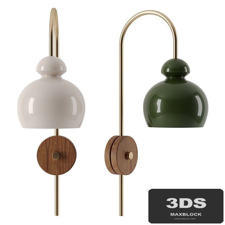 Mobo Ceramic Wall Lamp by Lobo Atelier