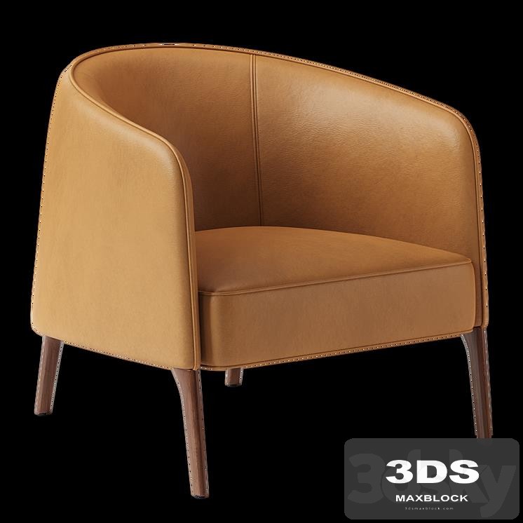 JACKIE Leather armchair