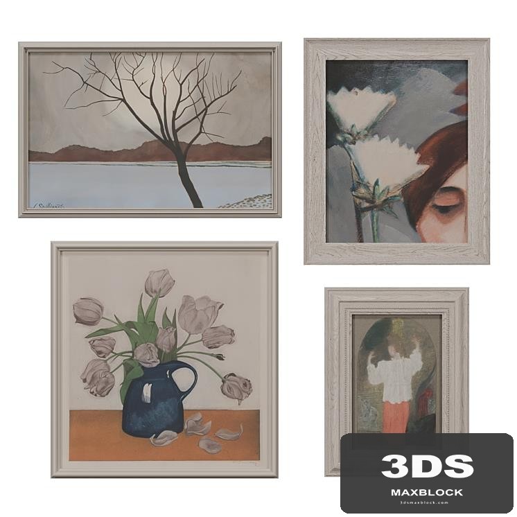 Set of classic paintings 45