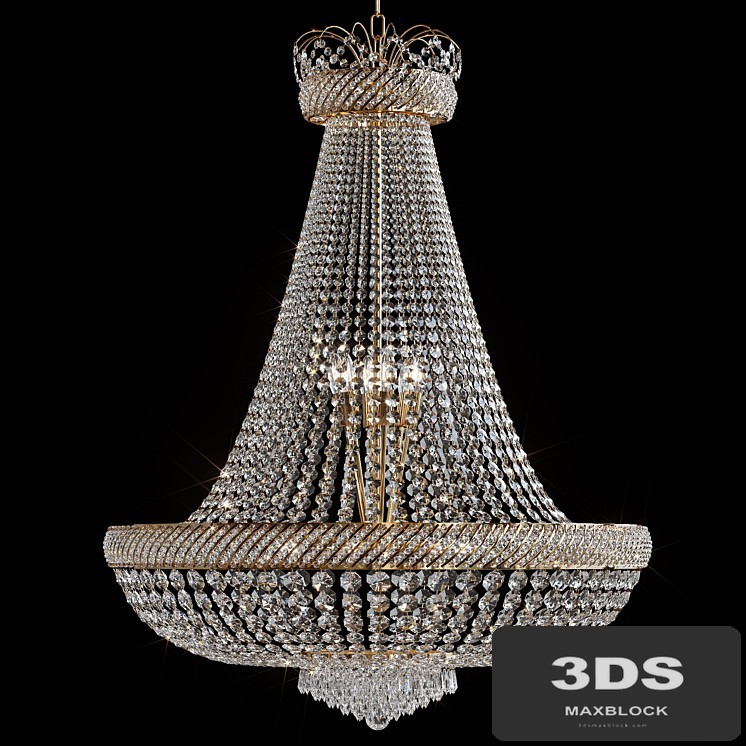 Hanging crystal chandelier Dio D'Arte Bari EG
