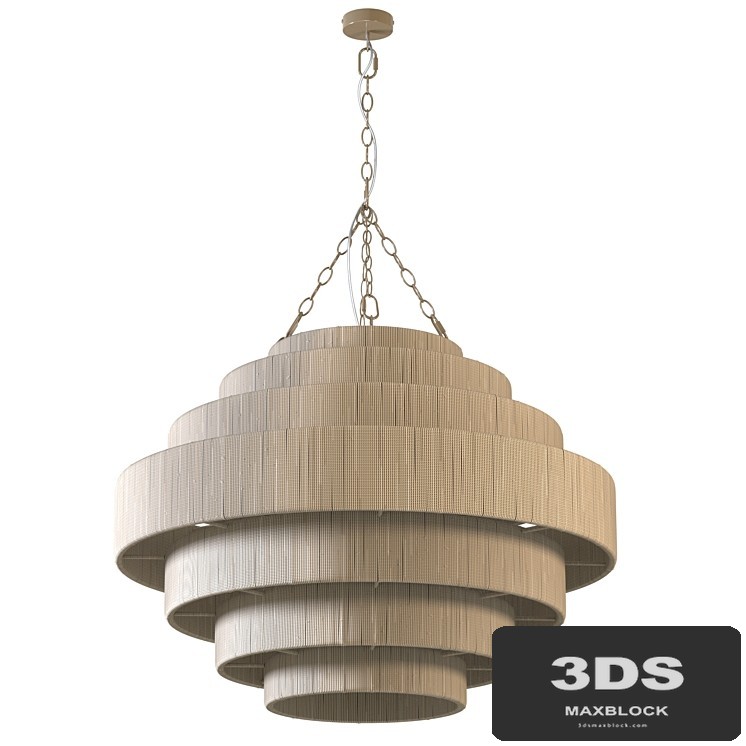 Palecek everly pendant natural light