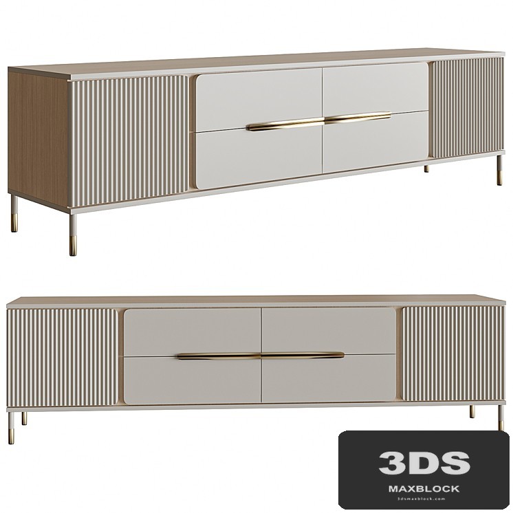 TV stand Glam TV Media Console Console