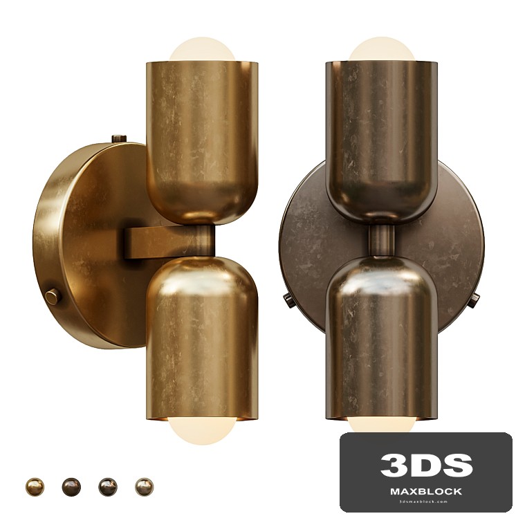 In Common With Brass Up Down Sconce