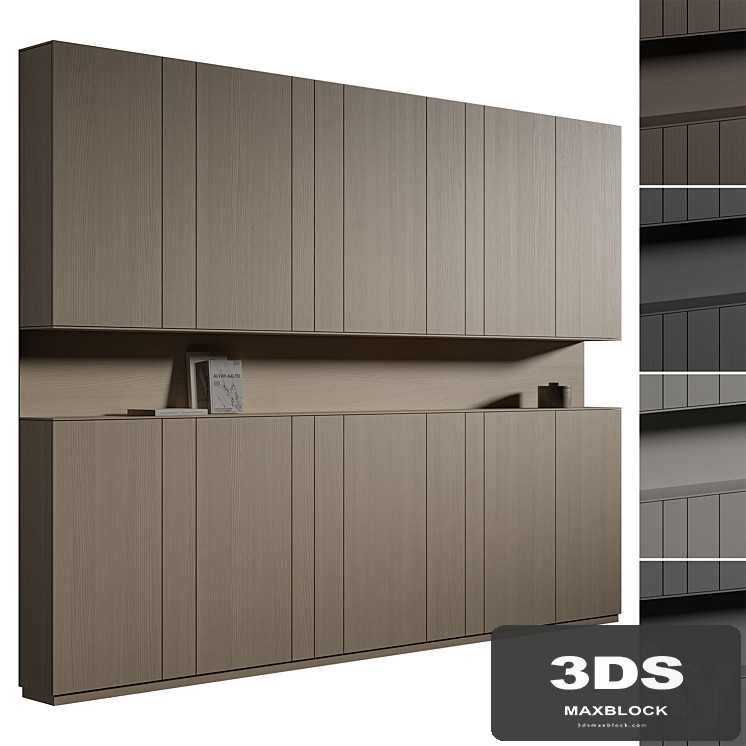 Bookshelf and decor rack, closet
