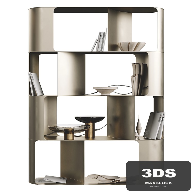 Cattelan Italia Fulham Bookcase with Decorative