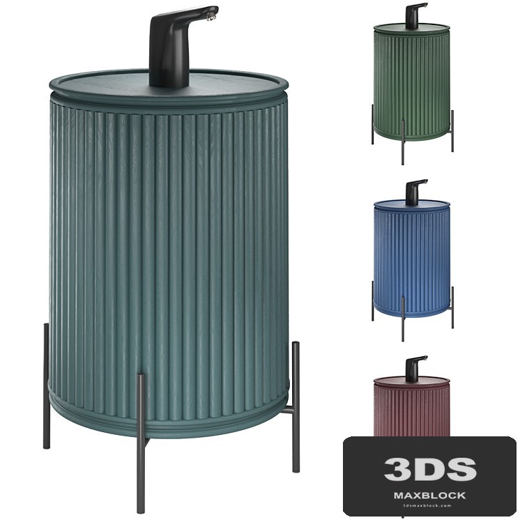 Interior Aqua Dispenser Trunk | Decorative Case for Bottle of Water with pump