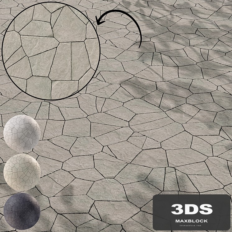 Stone Paving 08 (Seamless)