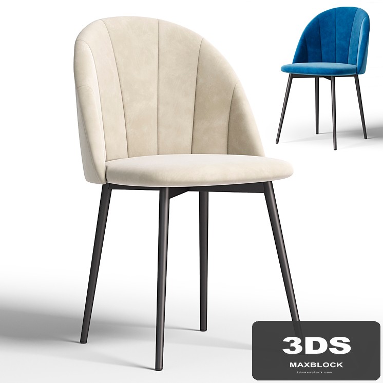 Logan chair NEW velor beige