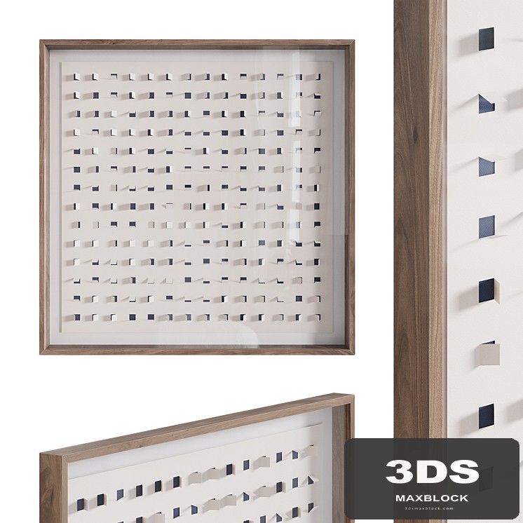 See Through Wall Art 48x48