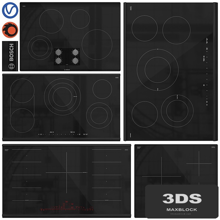 Bosch Induction/Electric Hob Set01