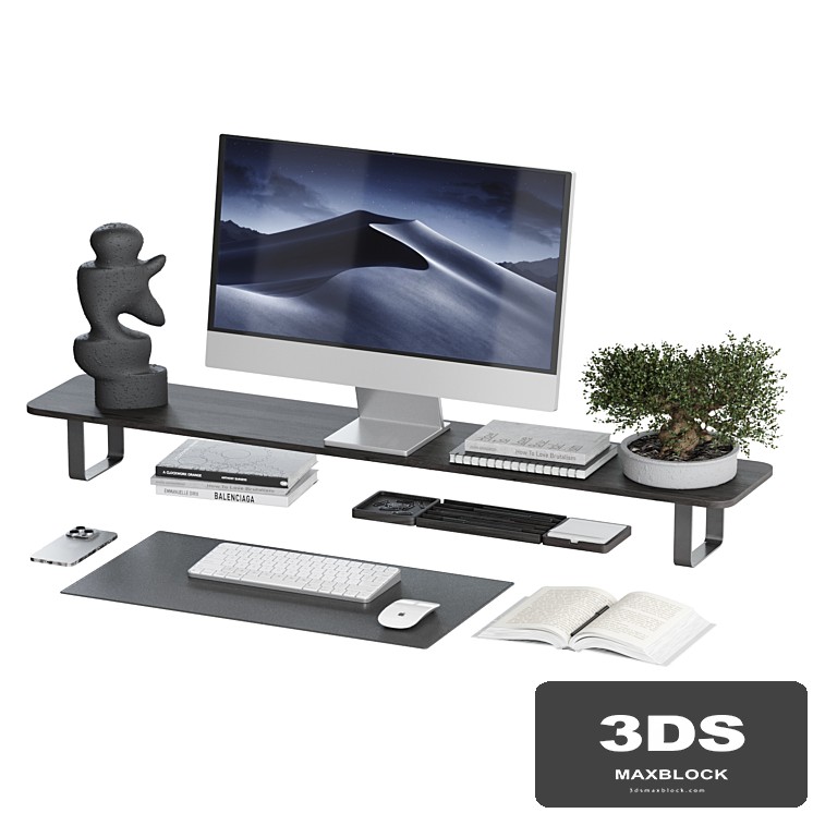 Decorative set for desktop