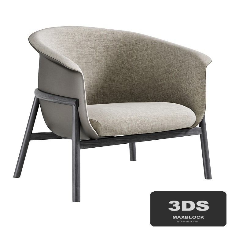 BINZ armchair by Poltrona Frau