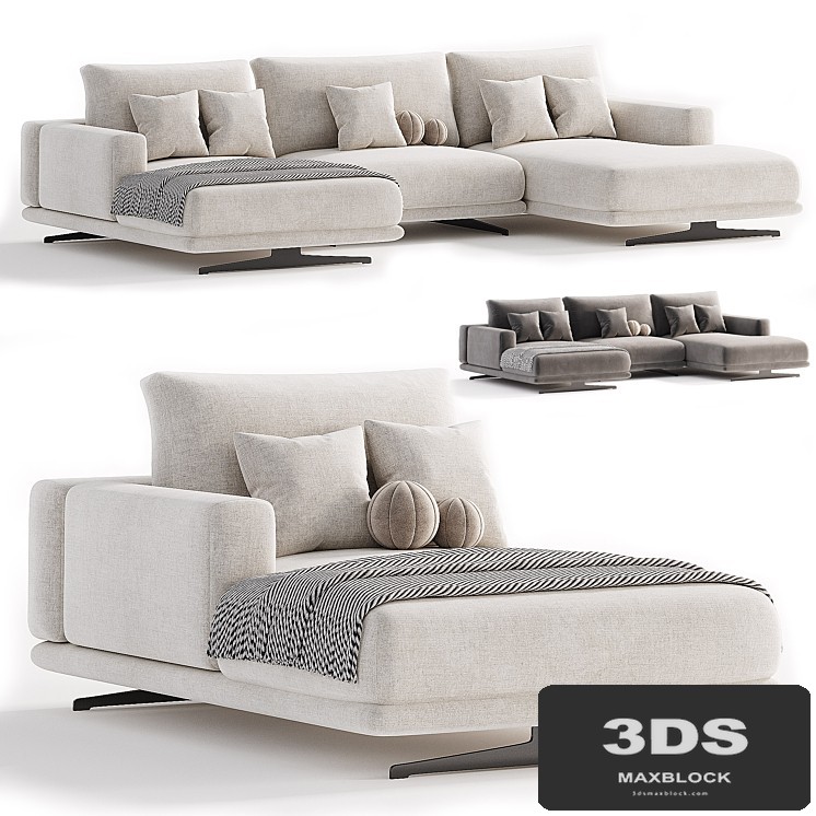 Zillis 3 seat corner Sofa