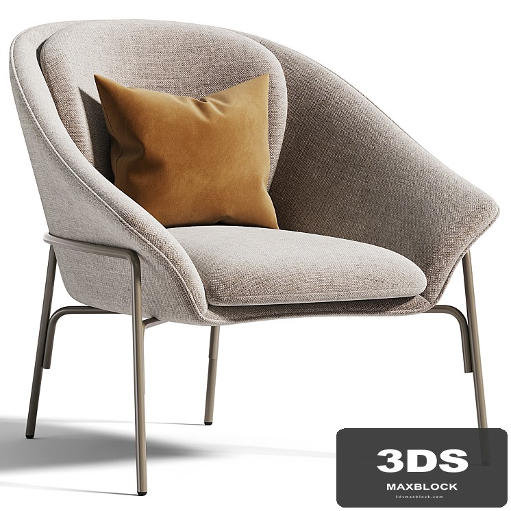 Lauren melange wicker armchair