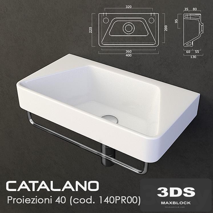 washbasin Catalano Proiezioni 40