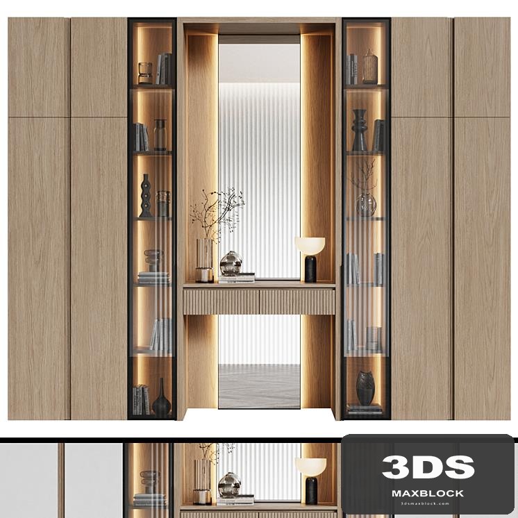 Modular wardrobe in a modern minimalist style 98