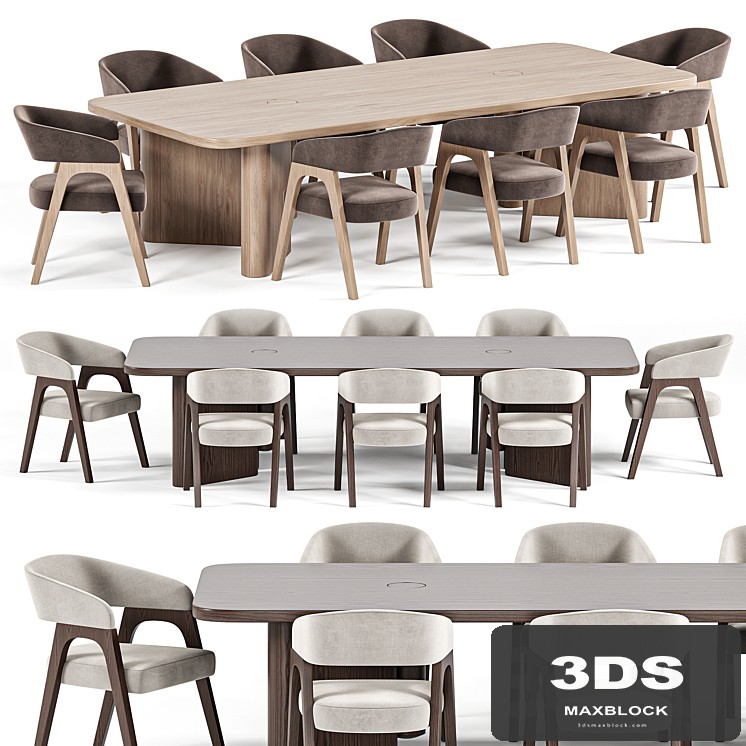 Tabmi Dining Table,Chair Bern,Deephouse