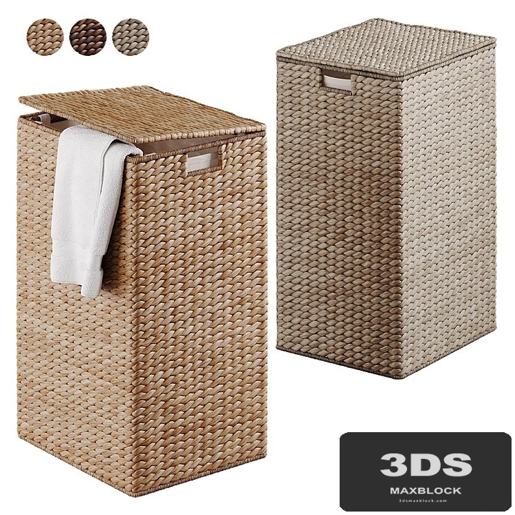 Wicker laundry baskets 2