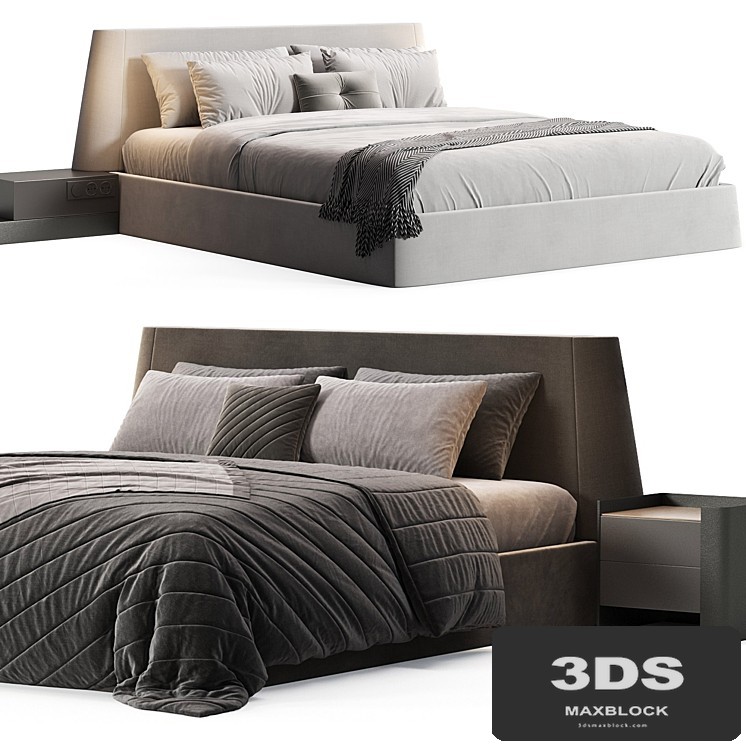 Triangle Bed Hippo136 by Manzzeli