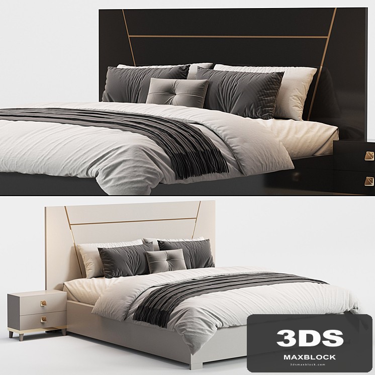Noir Bed by Alfy