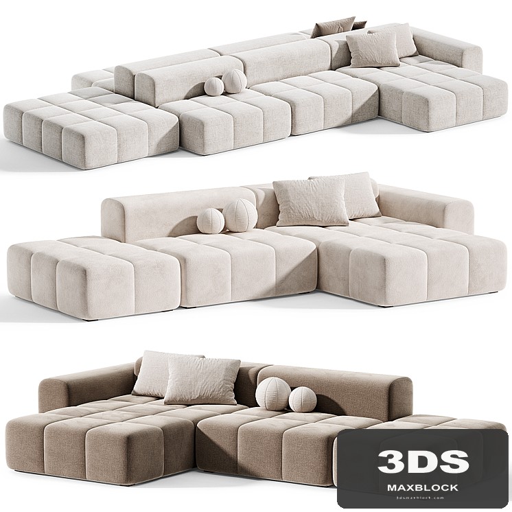 Modular sofa Verdon By Retehome