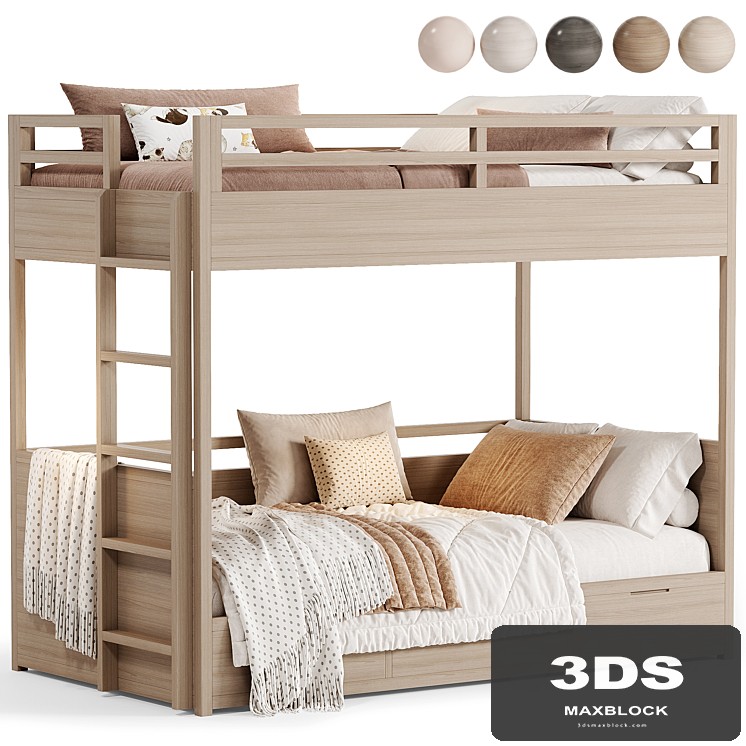 Laguna Storage Bunk Kids Bed