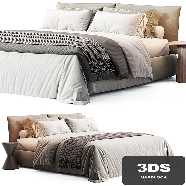 Rafero Bed by Manzzeli