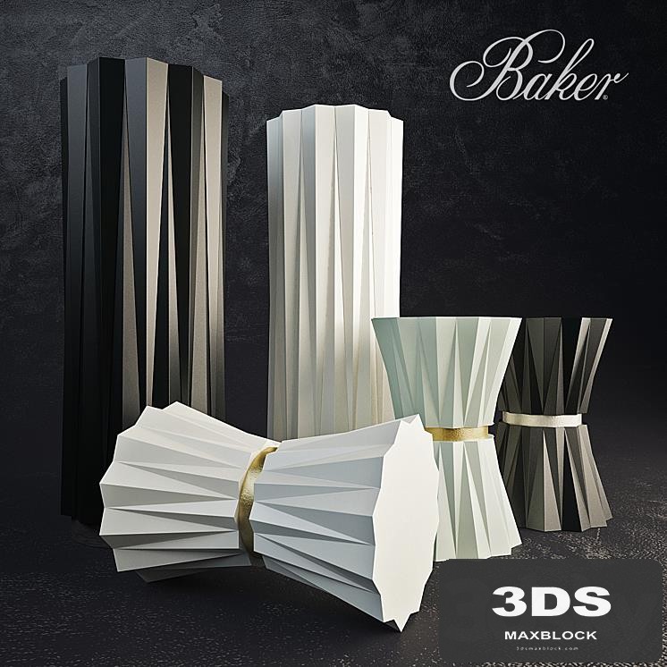 Baker HELIODOR ACCENT TABLE AND PEDESTAL