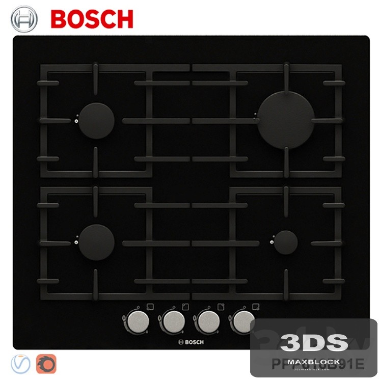 Bosch PPP616B91E gas panel