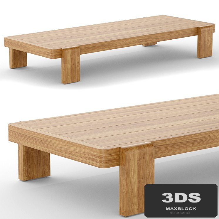 RH outdoor vigo coffee table