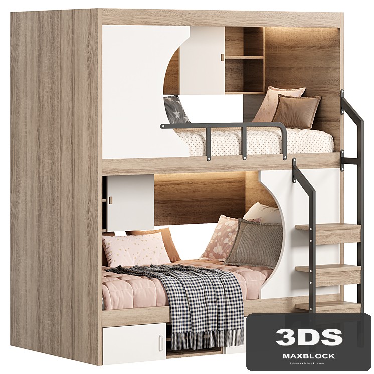 Tree house bunk bed
