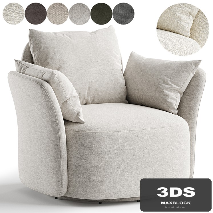 Swivel chair Lulu