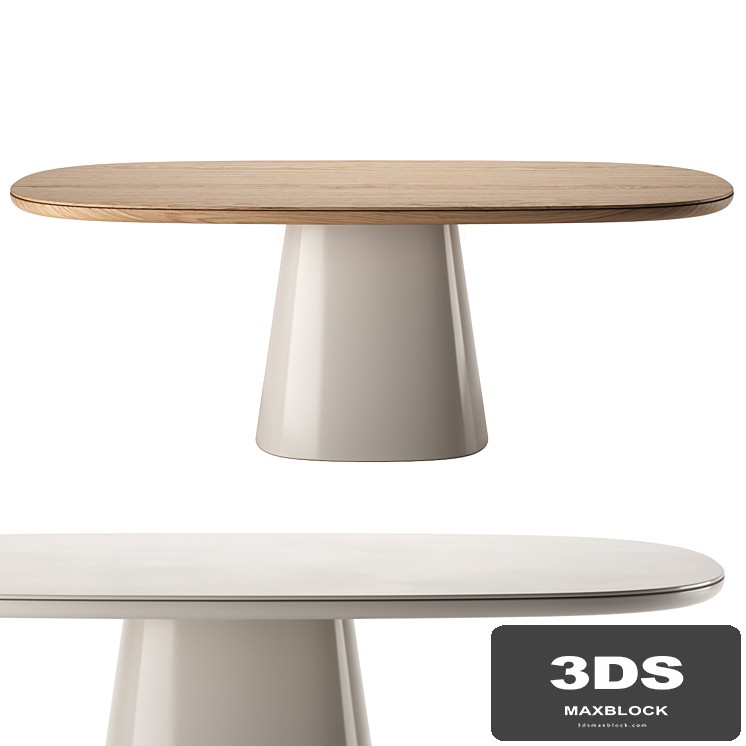 ALLURE O’ Oval Tables by B&B Italia