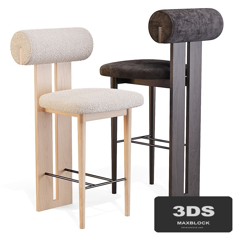 Norr11: Hippo - Bar and Counter Stool