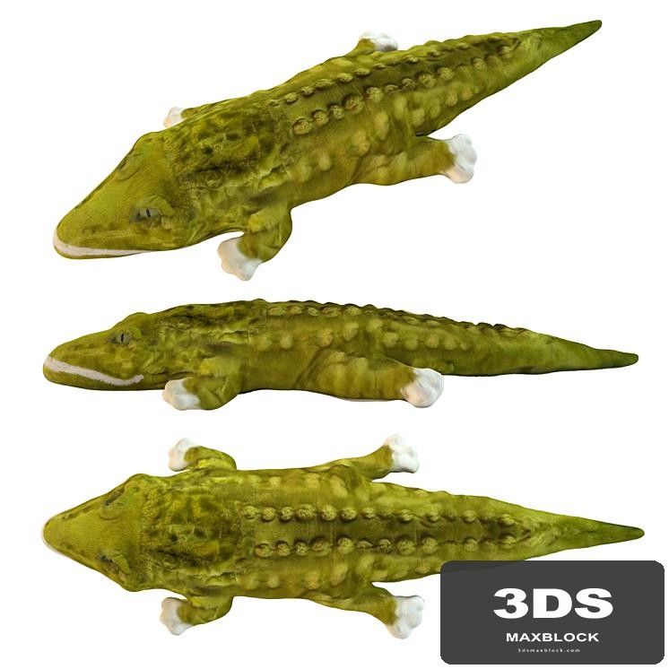 Plush crocodile