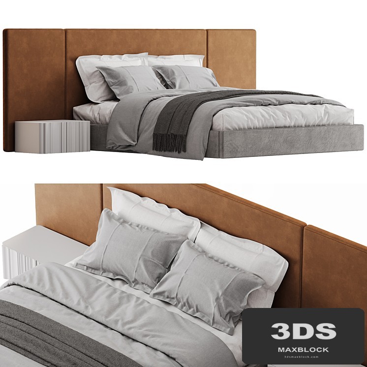 Bed and nightstand Storm