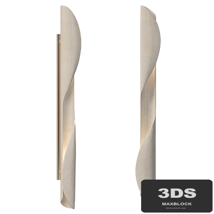 TORSADE CERAMIQUE WALL SCONCE